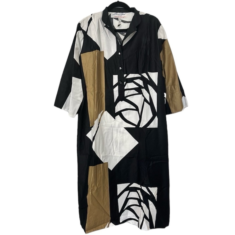 Vintage Katherine Ogust X Penthouse 1970s Printed Dress